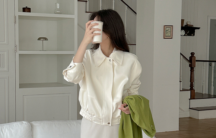 翻领 束腰夹克 夹克