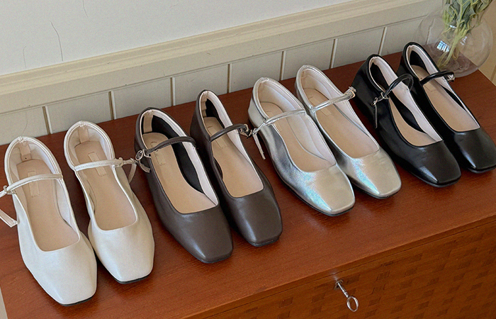 Square Toe 玛莉·珍 鞋