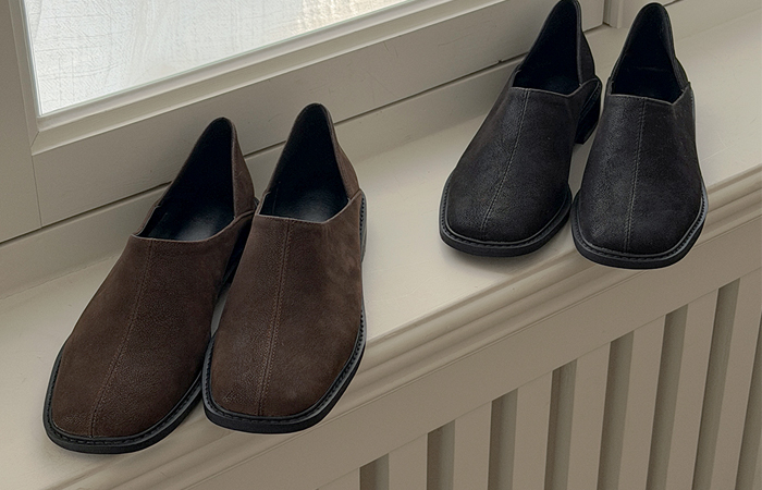 摩登 方形 无后跟板鞋 鞋