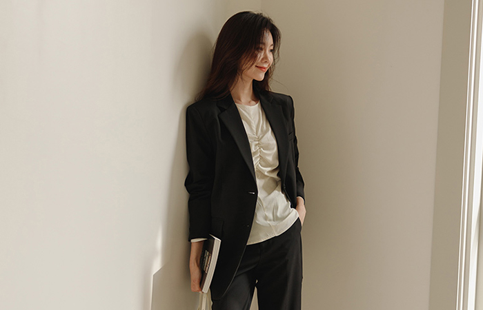 古典 两扣 夹克