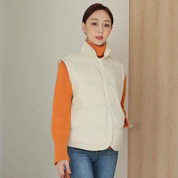 领子 羽绒棉 羽绒服 马甲