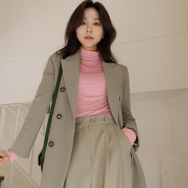 古典&正装 风格 双排扣 大衣