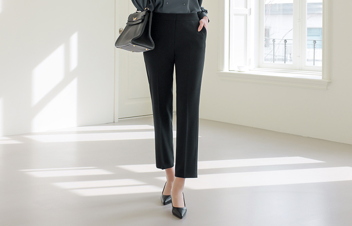 日常 春季 斯利姆 直筒 宽松长裤