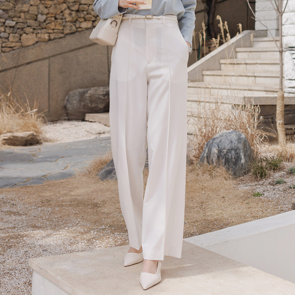 春季 颜色 一字型 宽松 细褶 宽松长裤
