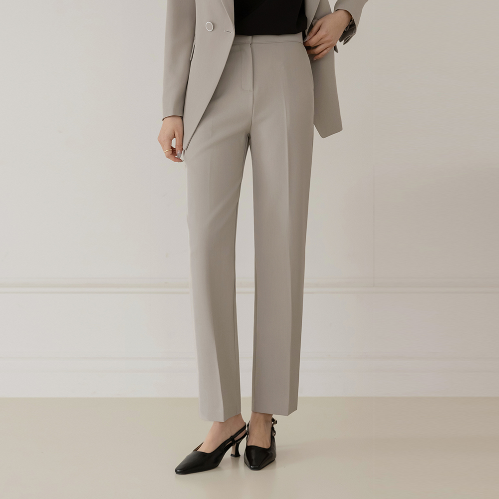 摩登 一字型 Set-up 宽松长裤