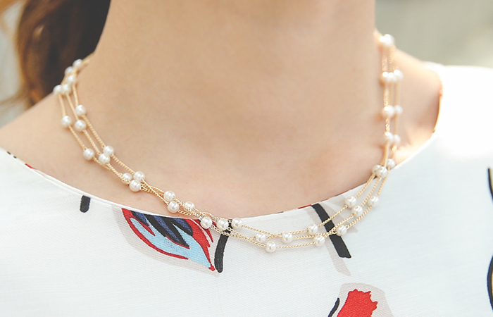 迷你珍珠Sejul金项链