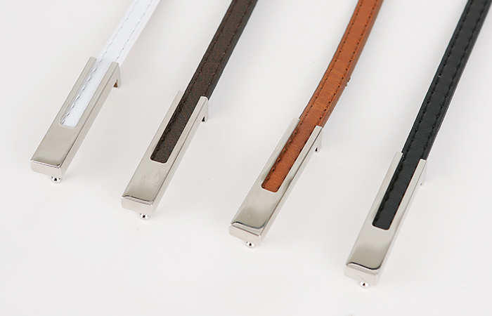 银点修身简单腰带