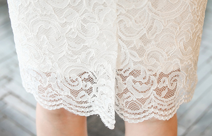 奢华裙蕾丝裙子