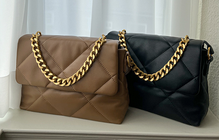 奢华裙 绗缝 链条 肩包