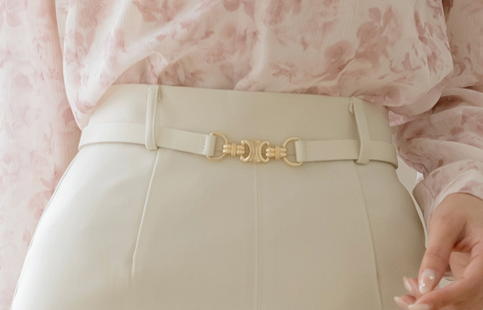 린다 美人鱼 线条 裙子_腰带