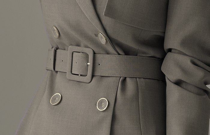 Jane 摩登 翅膀 Set-up 夹克_腰带