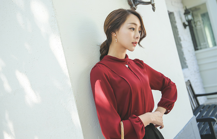 奢华裙珍珠rolnek女衬衫