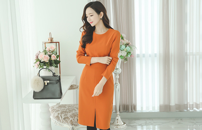 正式女人缝连衣裙