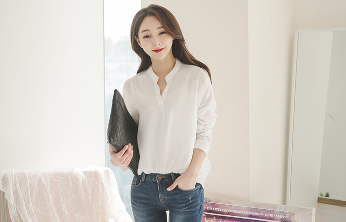 基本的扭日衬衫