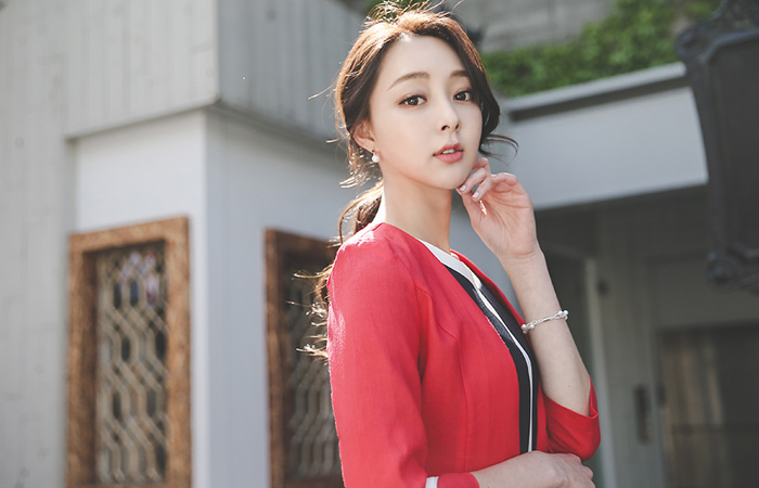 基本的纯色亚麻外套